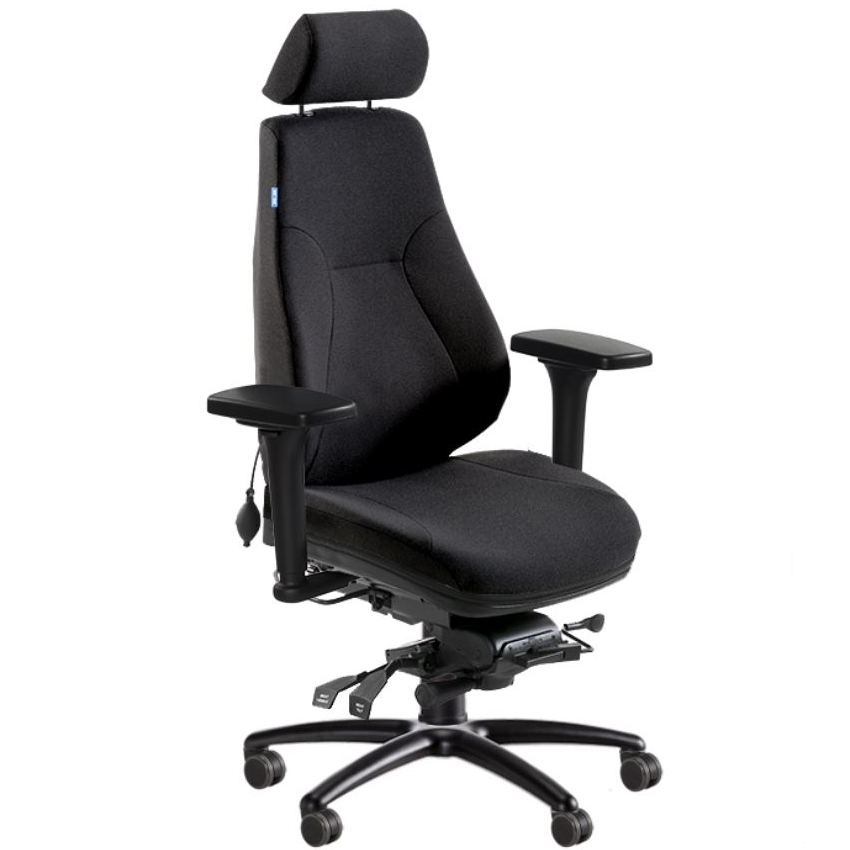 BE-GE 852 24h bevakningsstol, tyg 24/7+ färg WK012