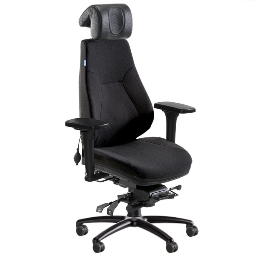 BE-GE 852 24h bevakningsstol, tyg 24/7+ färg WK012 - 2