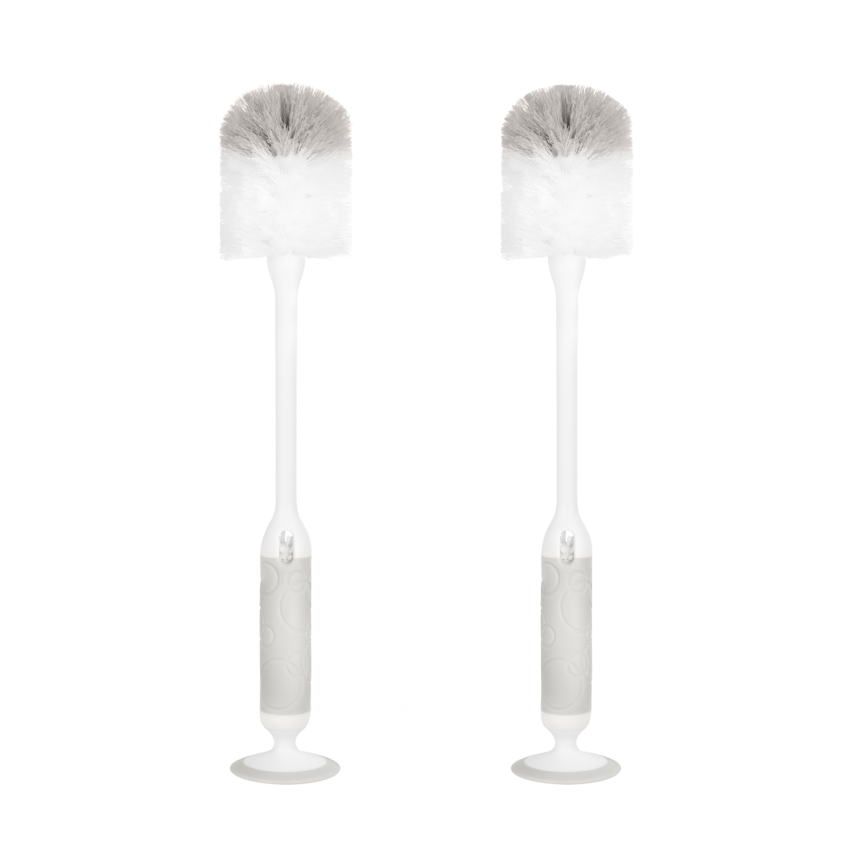 UBBI Deluxe Bottle Brush Twin Pack Gray