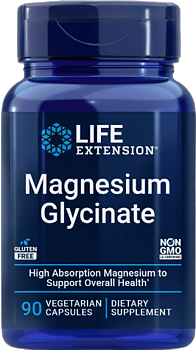 Life Extension Magnesium Glycinate – Biotillgängligt Magnesium (90 kap)