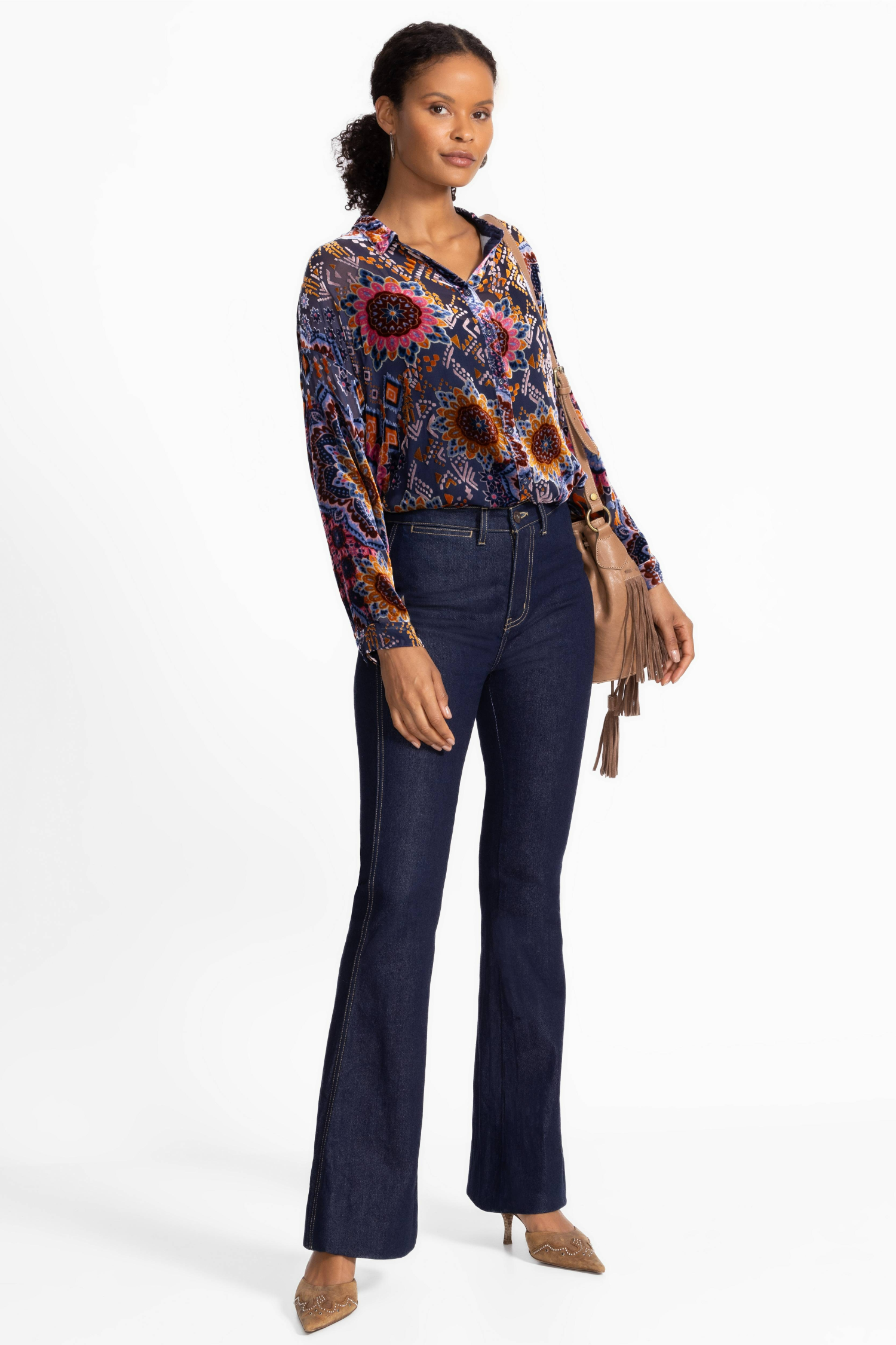 The Oversized Audrey Shirt - Johnny Was - 3