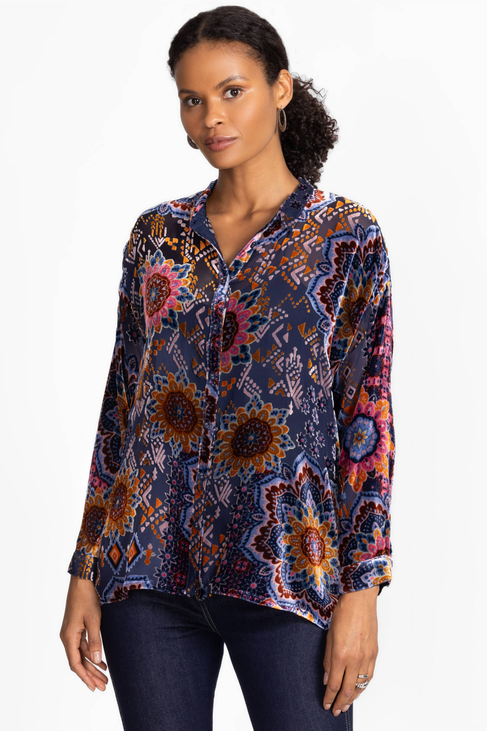 The Oversized Audrey Shirt - Johnny Was