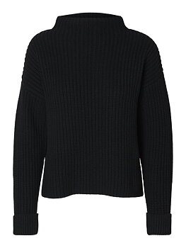 SLFSELMA LS KNIT PULLOVER NOOS Black