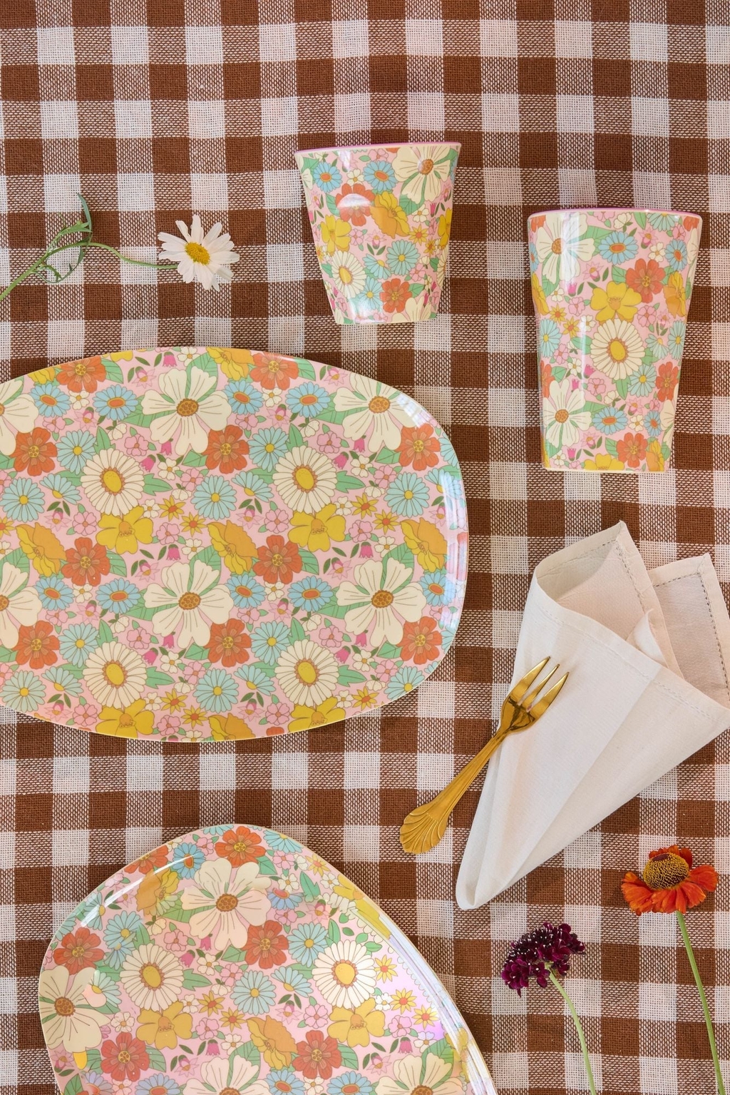 Melamiini Rice Flower Power muki - 2