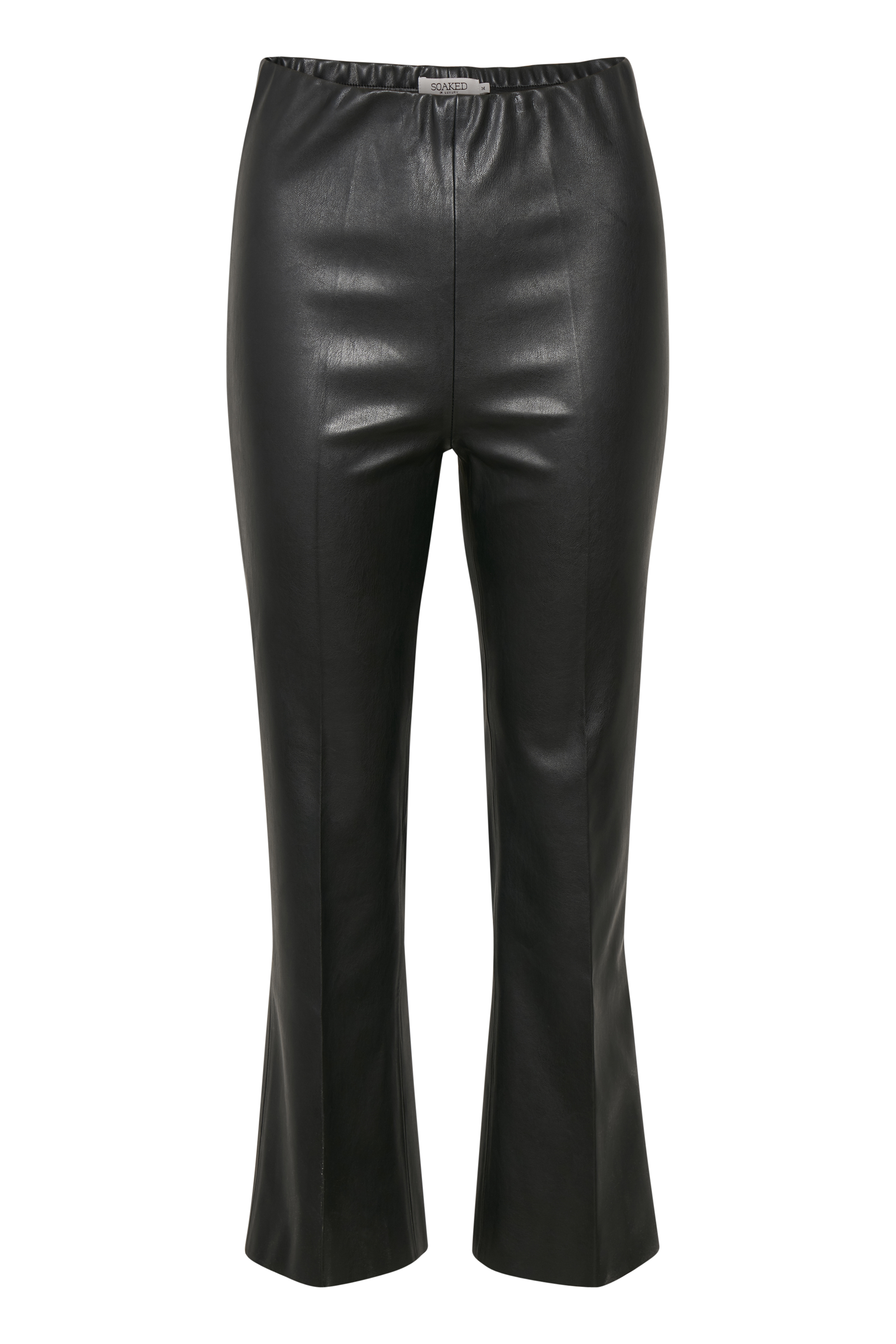 SLKaylee PU Kickflare Pants Black