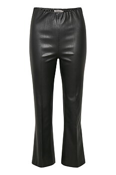 SLKaylee PU Kickflare Pants Black