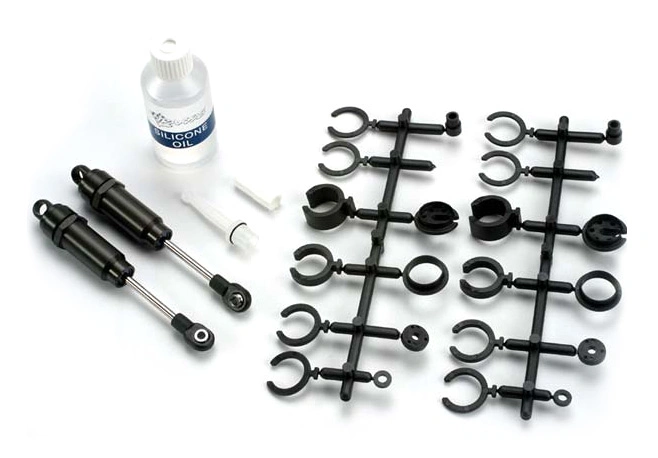 Traxxas 2660 Shocks Big Bore Long Hard Alu PTFE TiN (2)