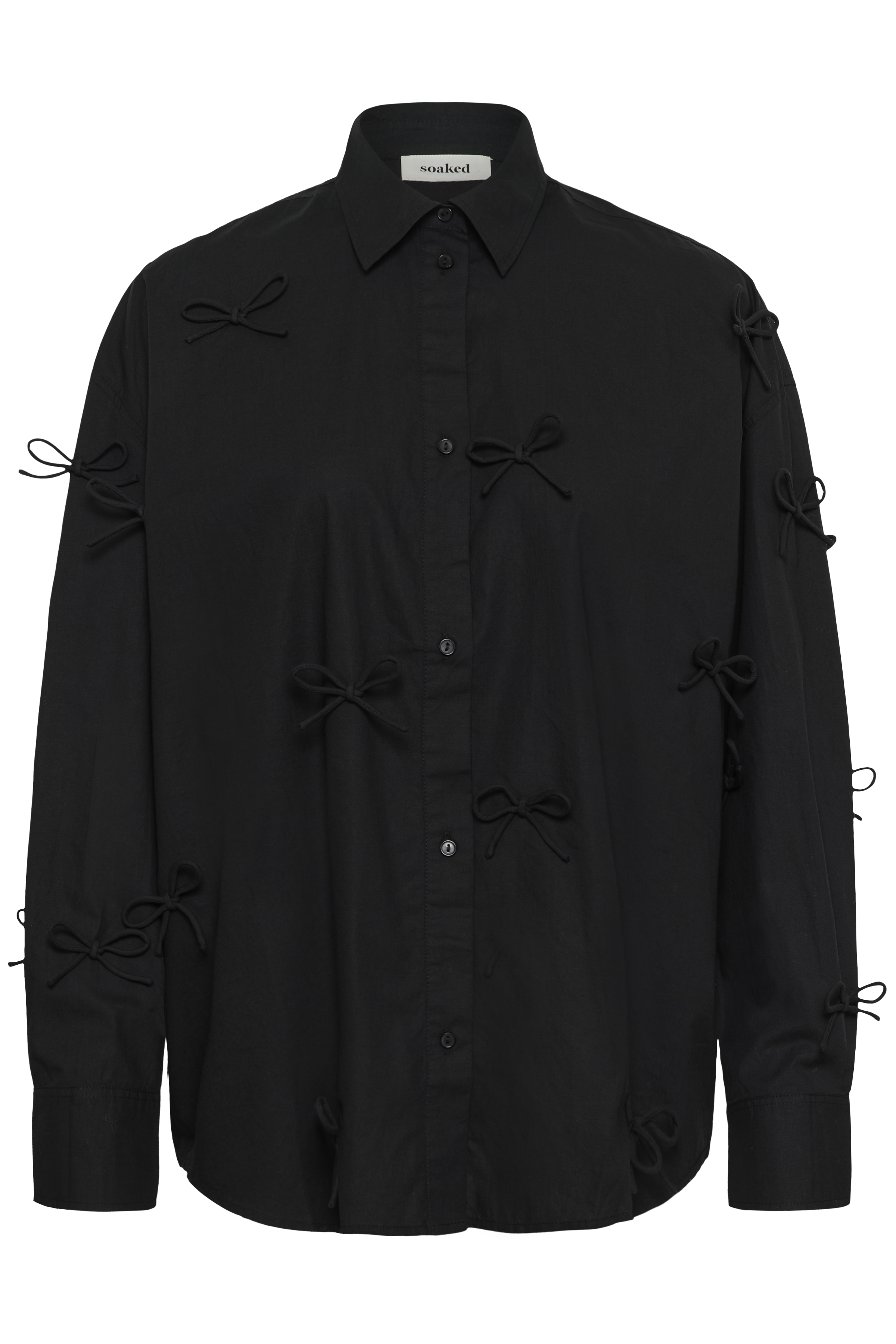 SLJoa Bow Shirt Black