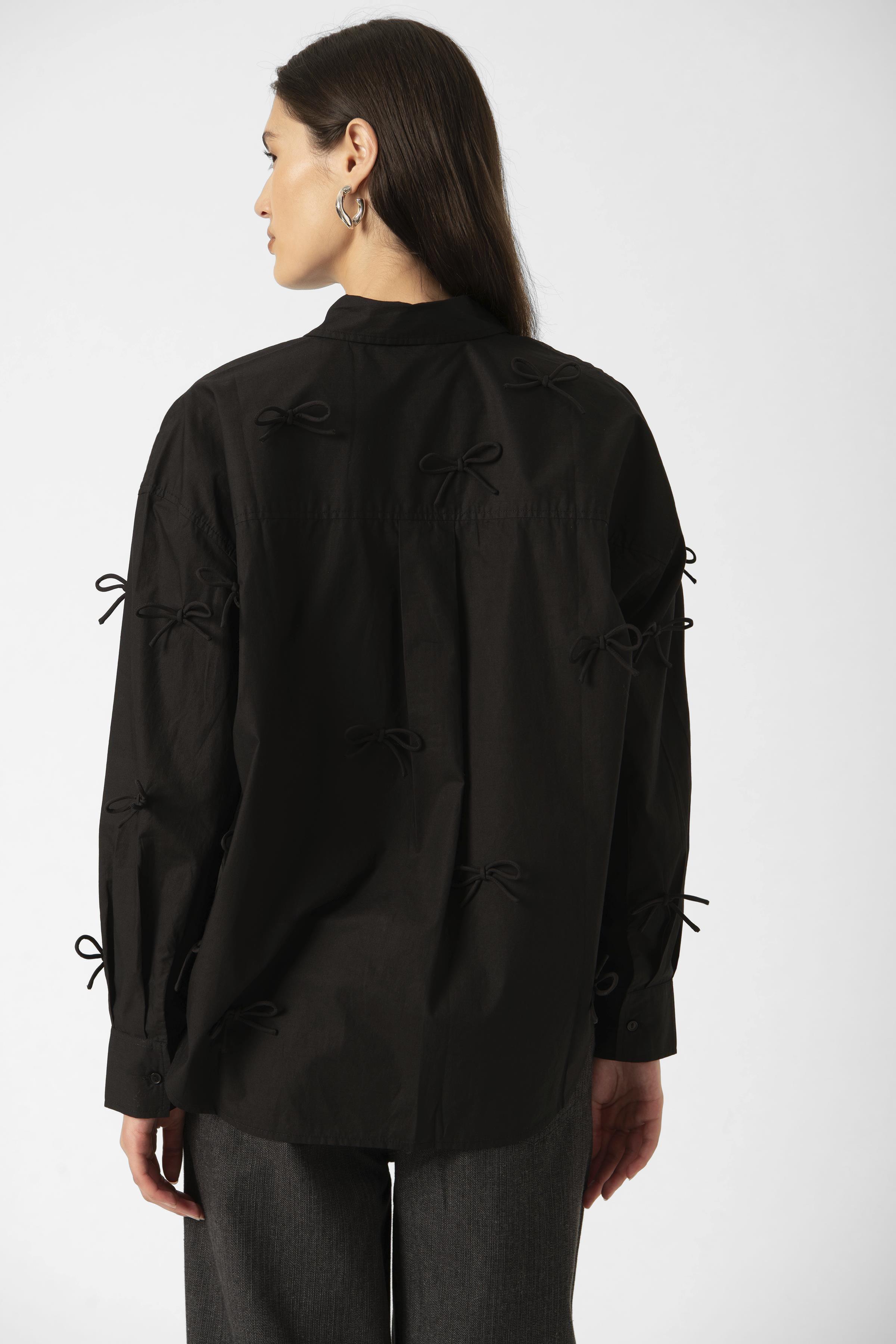 SLJoa Bow Shirt Black - 6