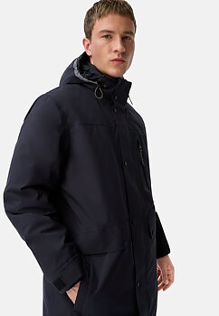 Parkas med  huva mörkblå från camel active, 