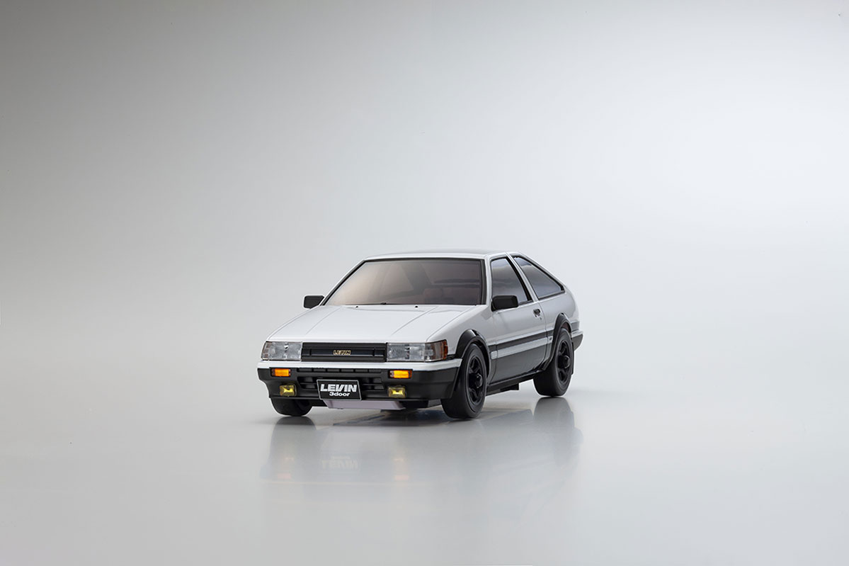 Kyosho 32641WBK Mini-Z AWD Toyota Corolla Levin AE86 White-Black (MA020N-L/KT531P) - 3