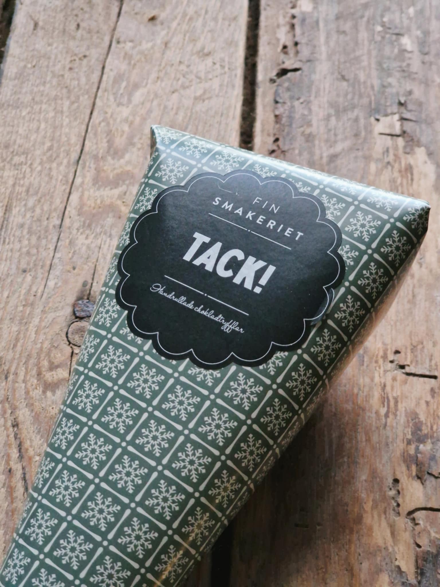 Chokladtryfflar "Tack!" strut - Finsmakeriet