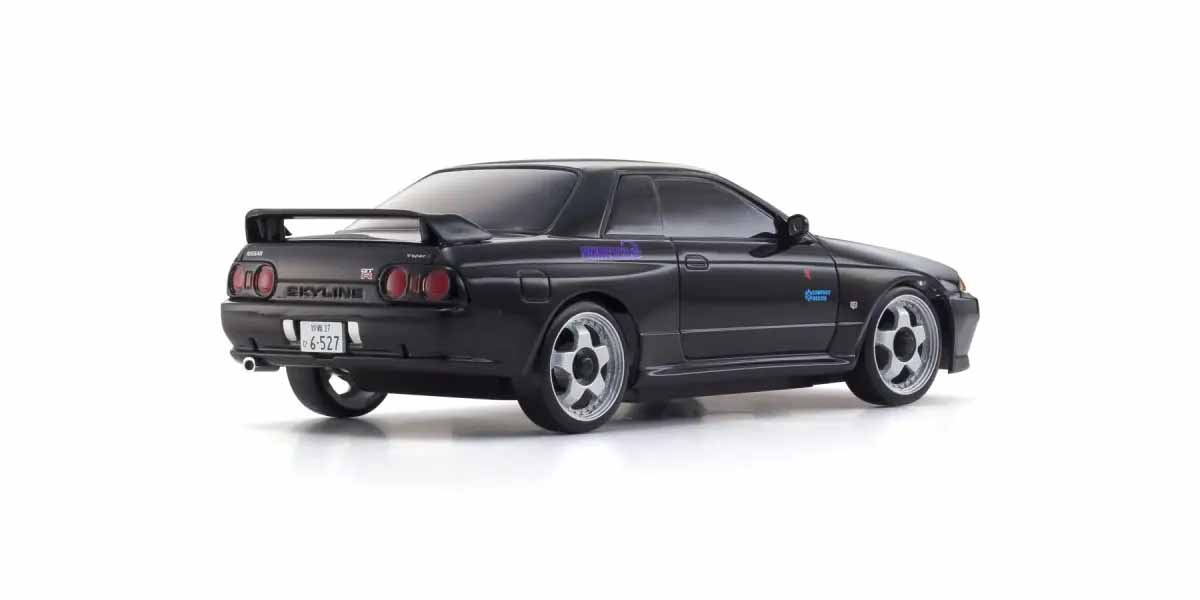 Kyosho 32652ID Mini-Z AWD Nissan Skyline R32 Initial-D Black (MA020/KT531P) - 2