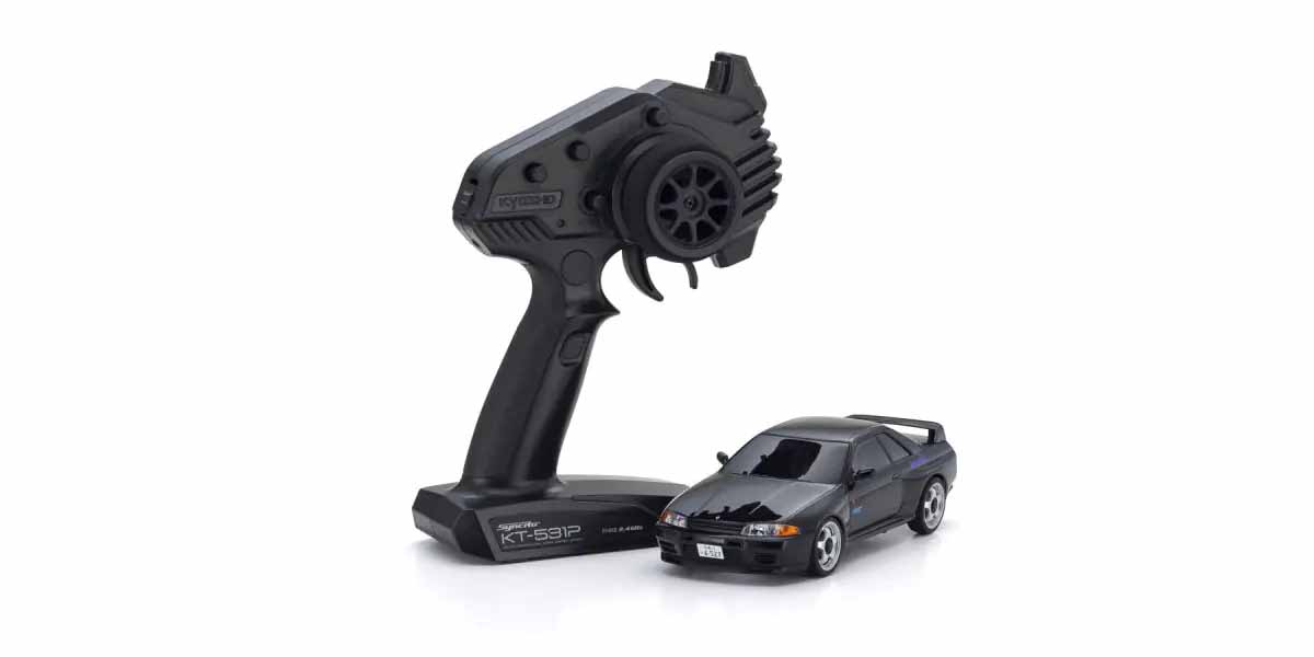 Kyosho 32652ID Mini-Z AWD Nissan Skyline R32 Initial-D Black (MA020/KT531P) - 3