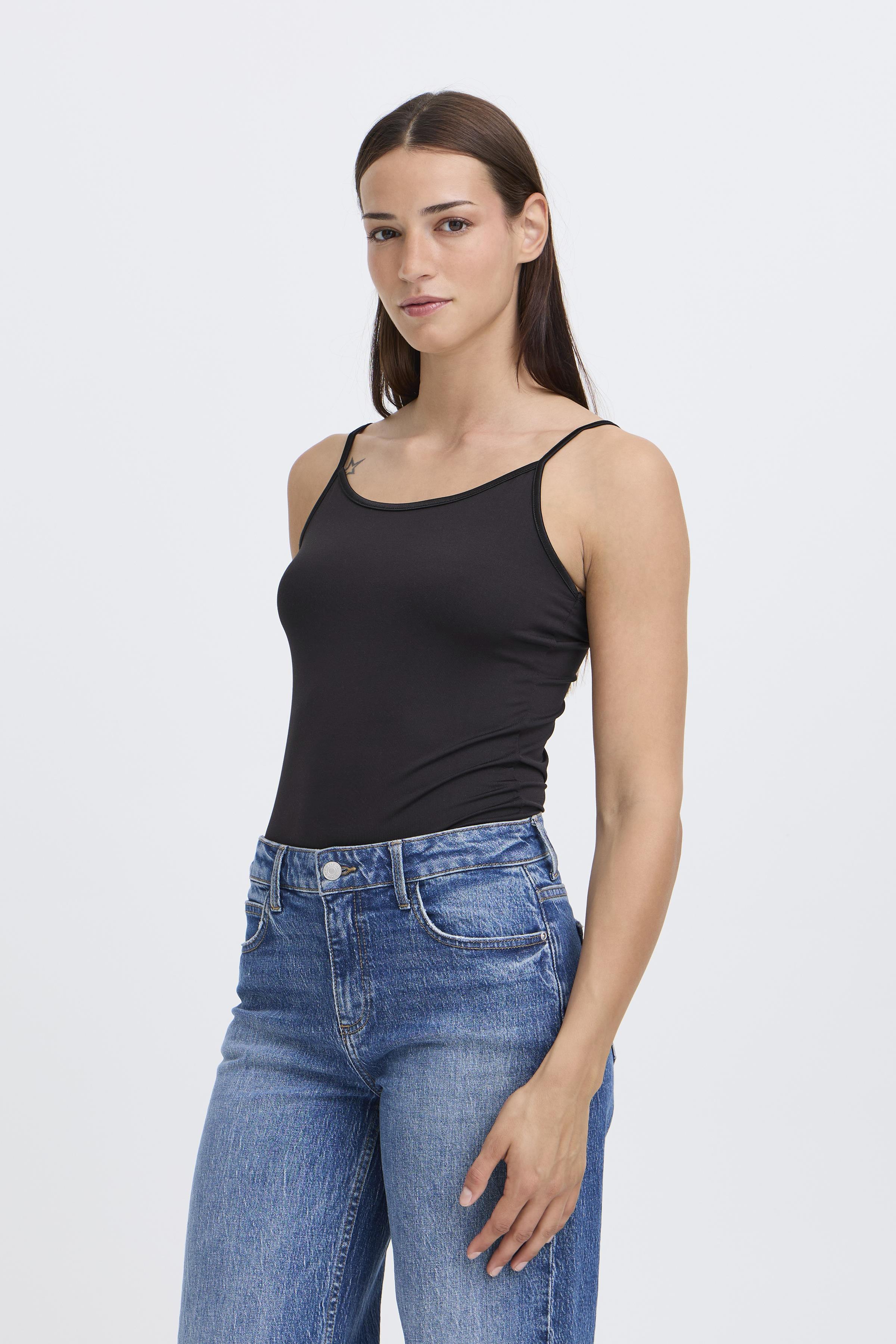 BYIANE STRAP TOP Black - 4