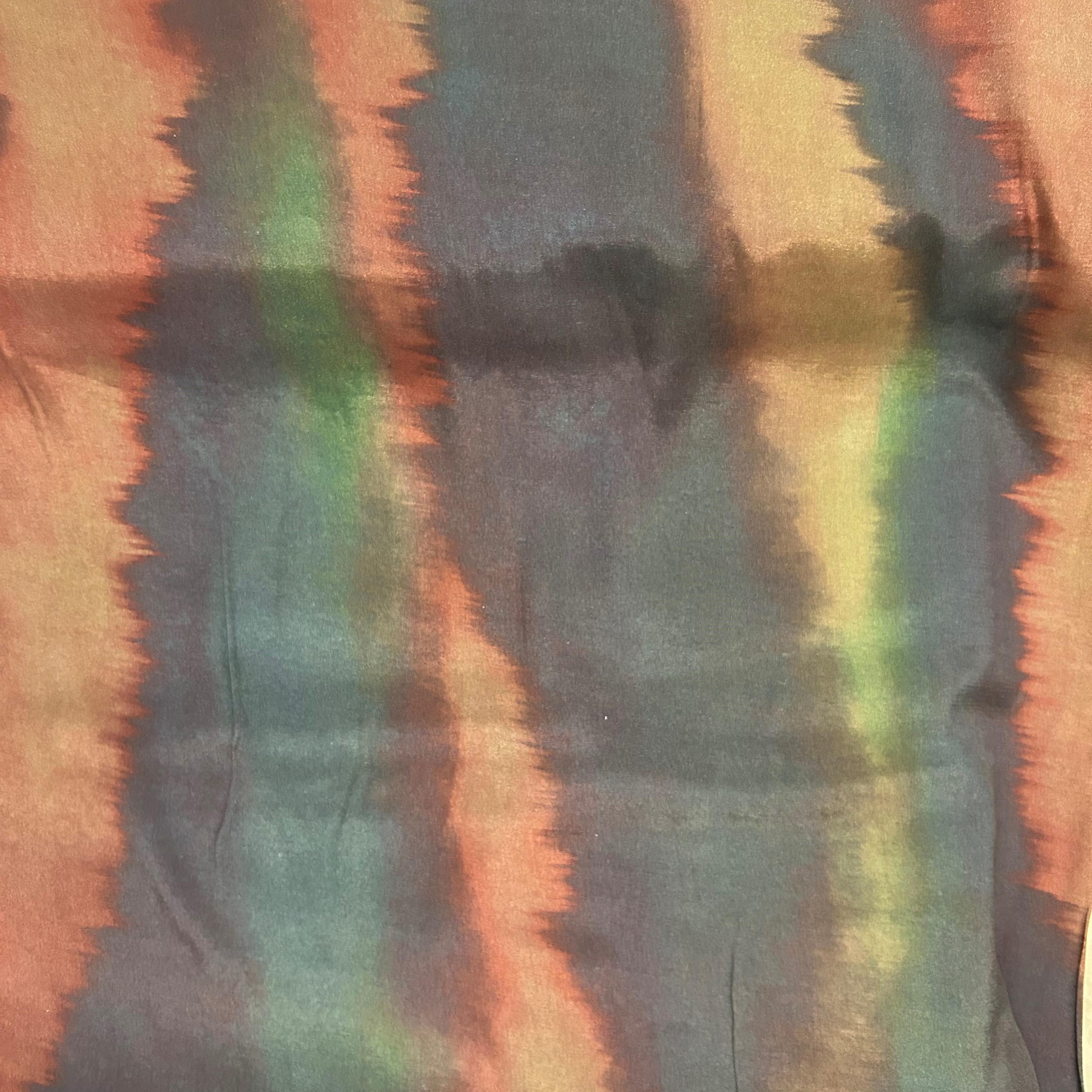 Oil Rainbow Viskos Poplin