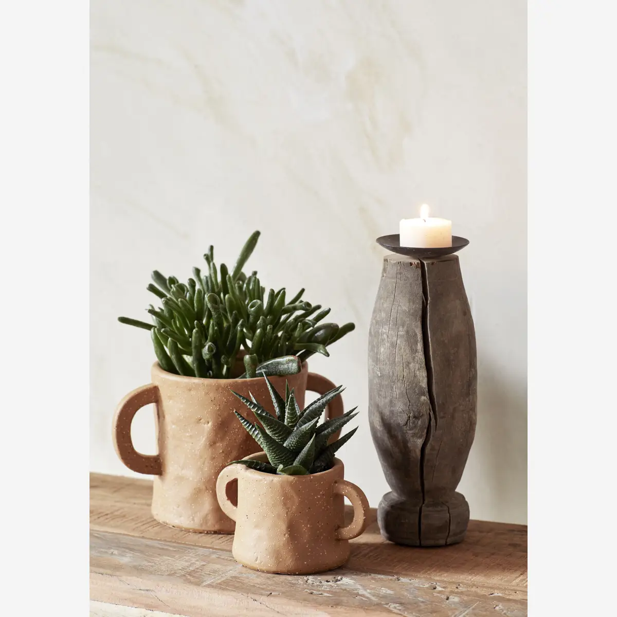 Kruka med handtag, Stengods Small - Madam Stoltz