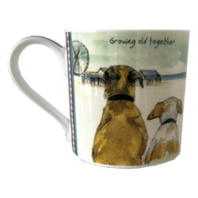 Mugg The Little Dog Laughed Hundmotiv Growing Old Together - 4