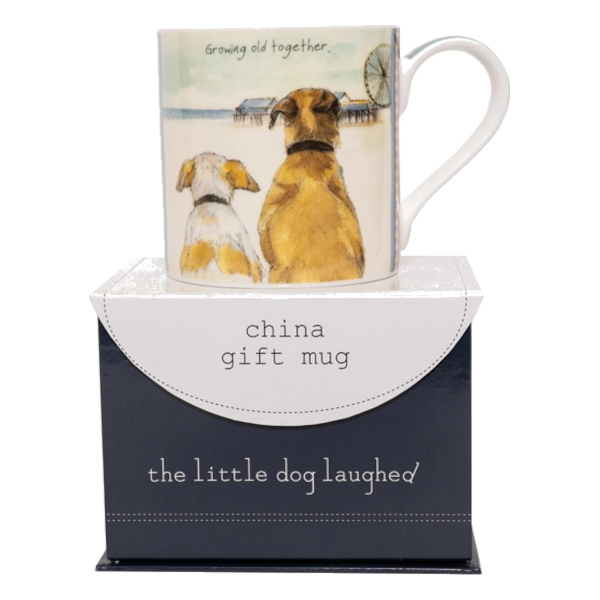 Mugg The Little Dog Laughed Hundmotiv Growing Old Together - 3
