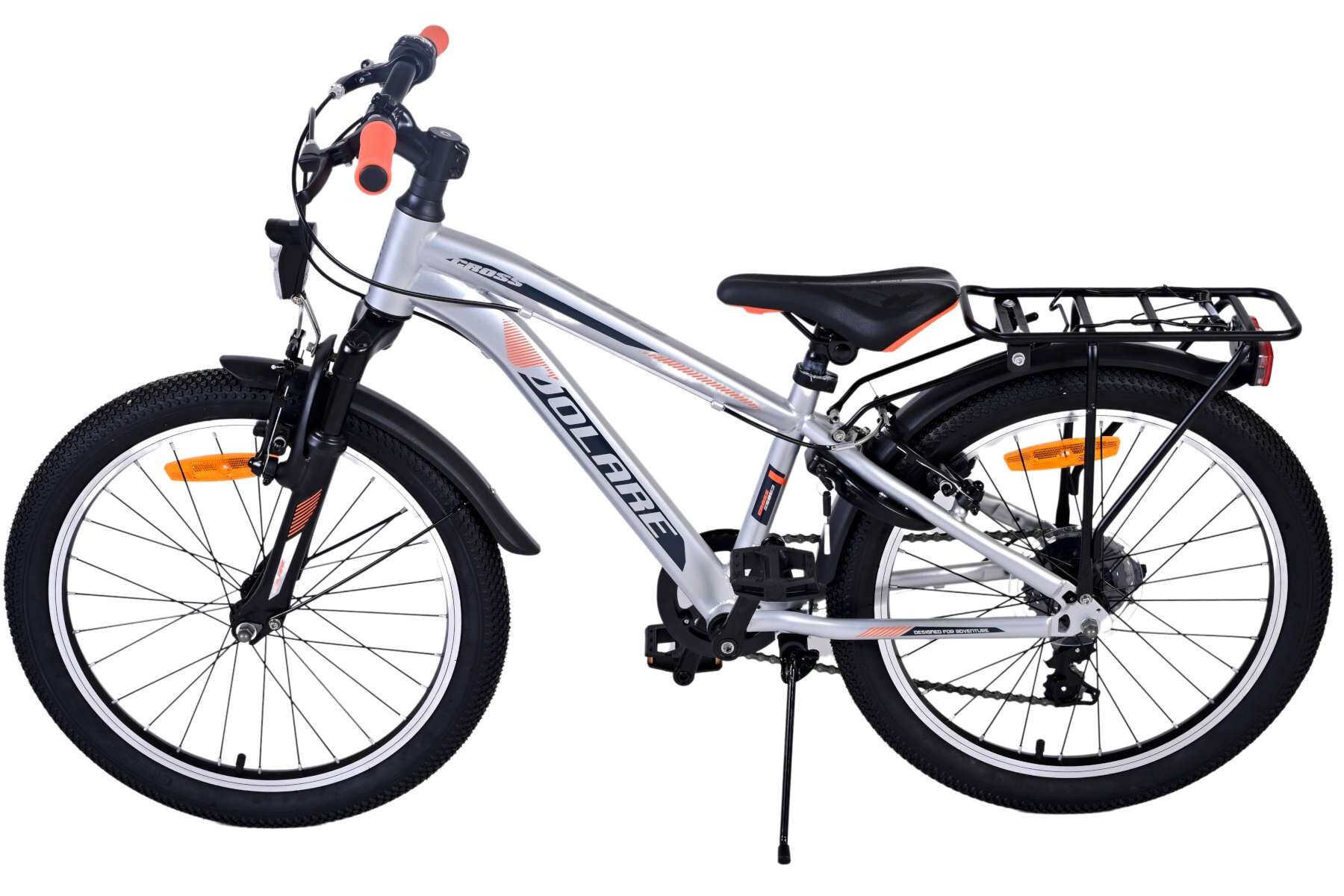 Barncykel Volare Cross 20 tum – 6 växlar Silver för barn 6–8 år - 12