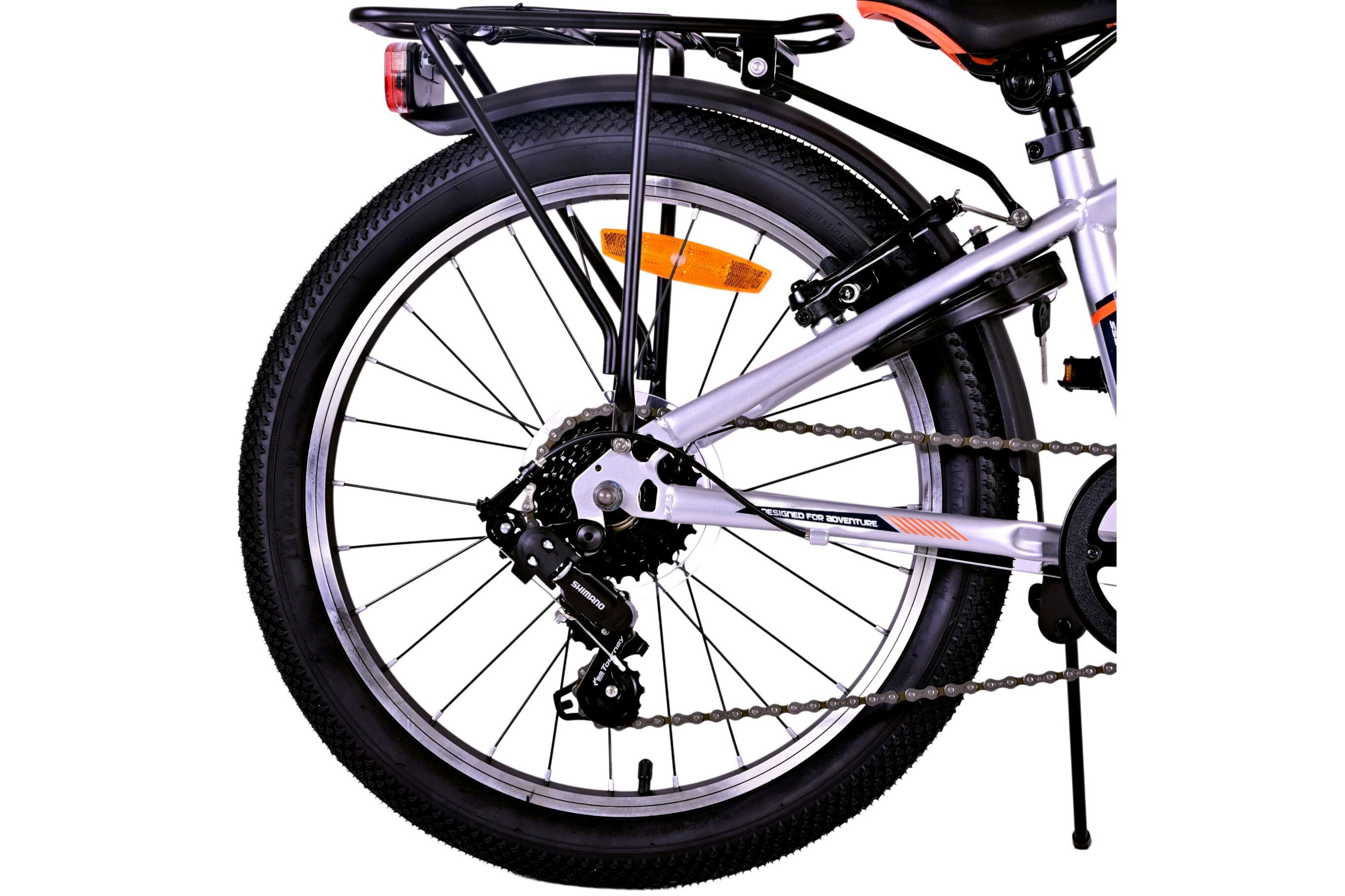 Barncykel Volare Cross 20 tum – 6 växlar Silver för barn 6–8 år - 5