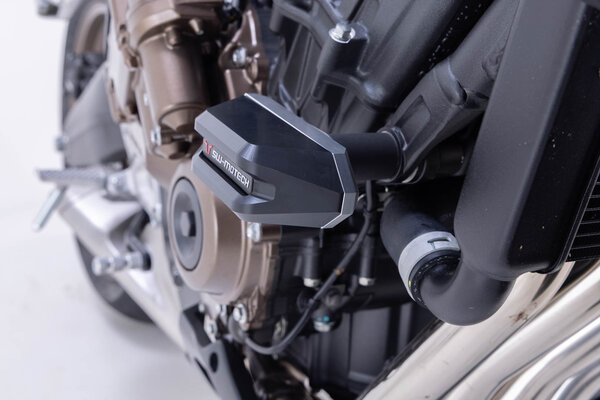 Frame slider kit. Black. Honda CB650R E-Clutch (23-) - 2