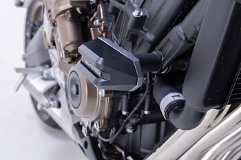 Frame slider kit. Black. Honda CB650R E-Clutch (23-)