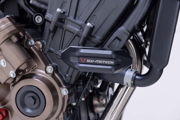 Frame slider kit. Black. Honda CB650R E-Clutch (23-) - 3