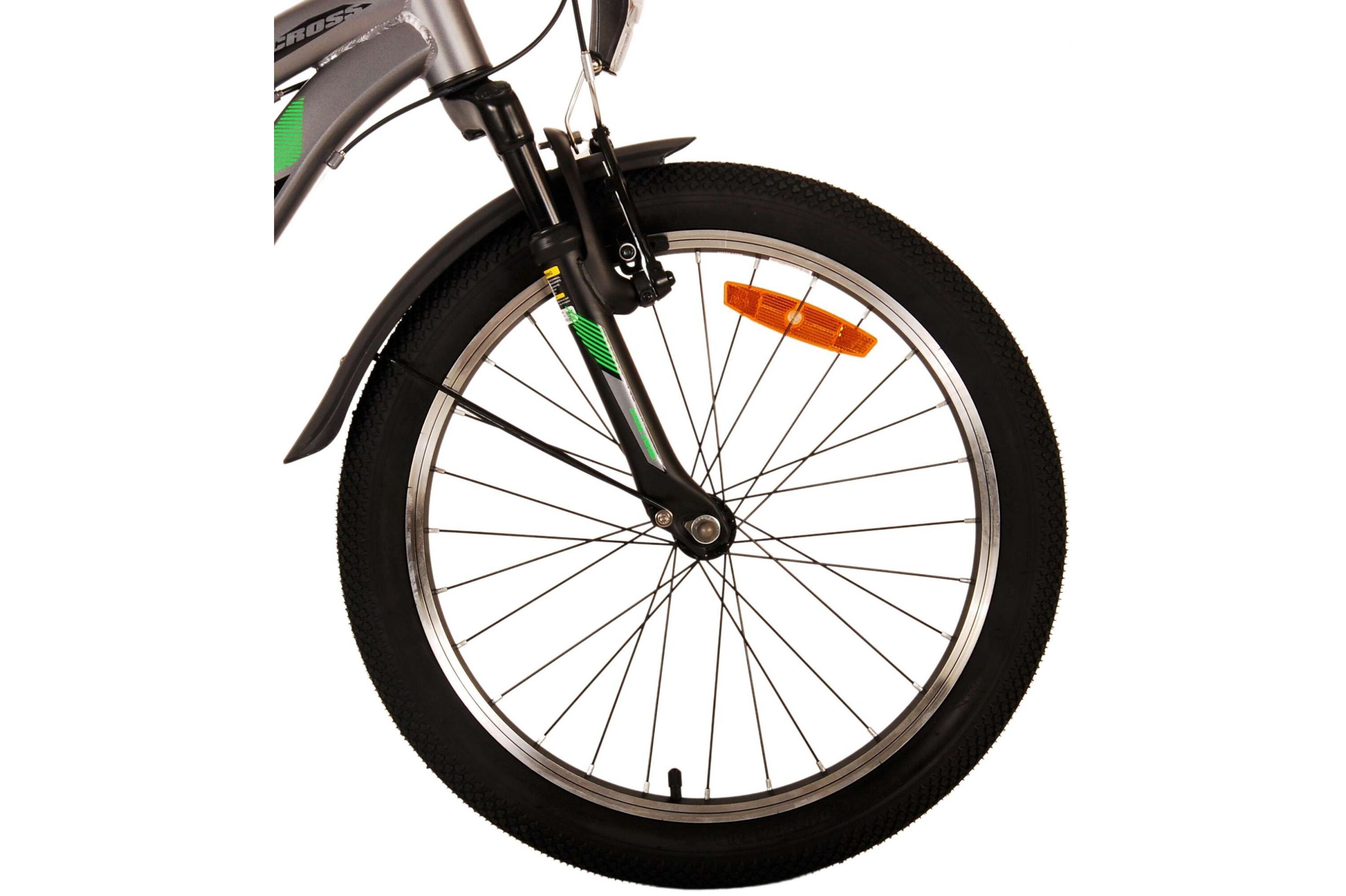 Barncykel Volare Cross 20 tum – 6 växlar Grå för barn 6–8 år - 9