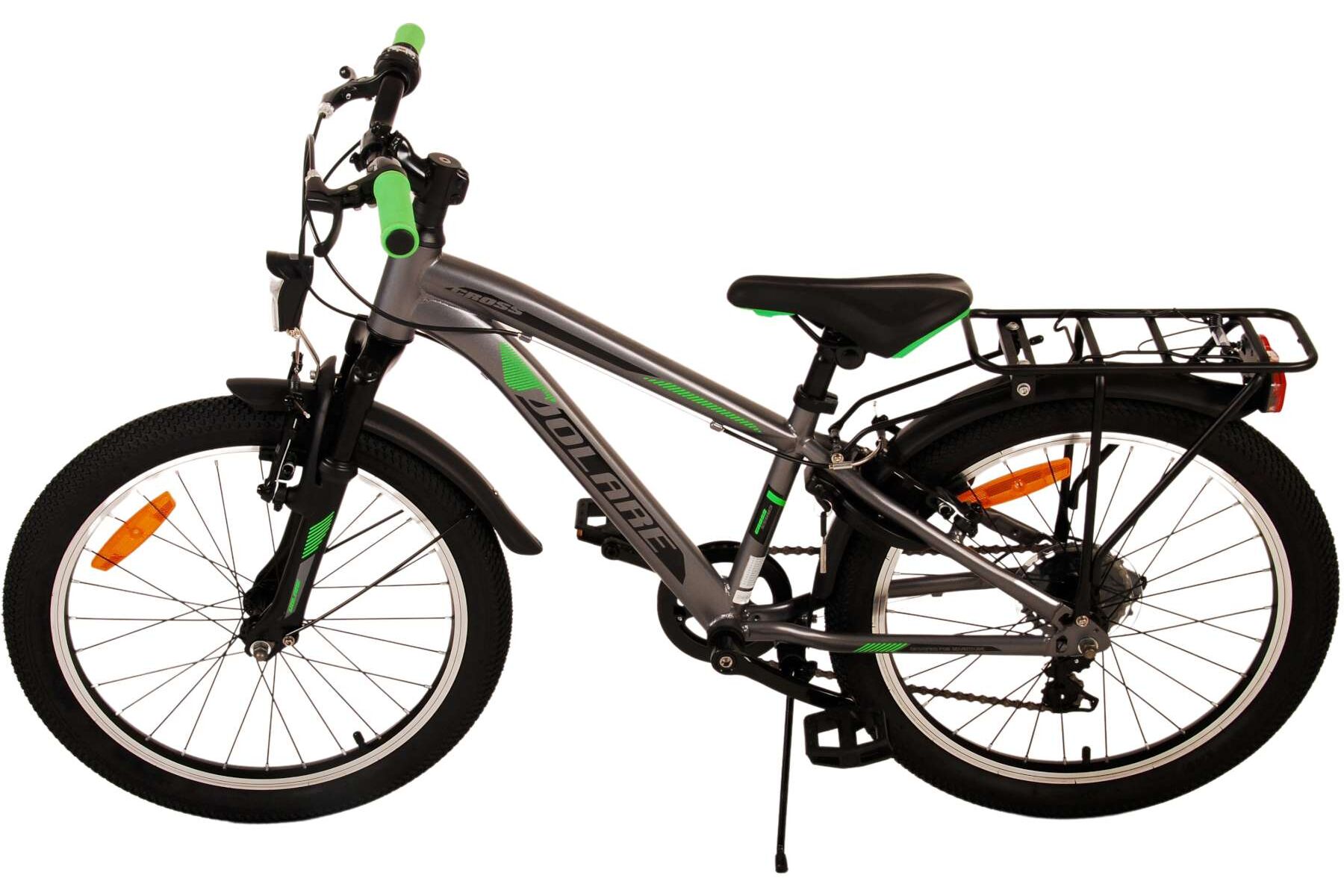 Barncykel Volare Cross 20 tum – 6 växlar Grå för barn 6–8 år - 6
