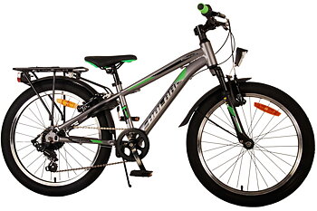 Barncykel Volare Cross 20 tum – 6 växlar Grå för barn 6–8 år