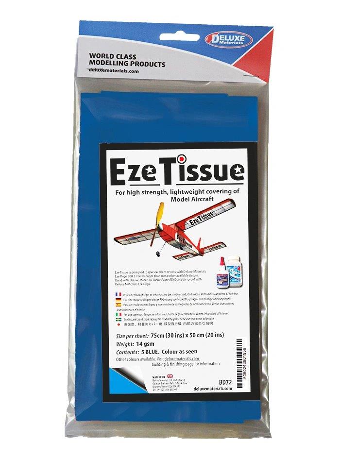 Deluxe Materials Eze Tissue Japanpapper Blå 5/pack
