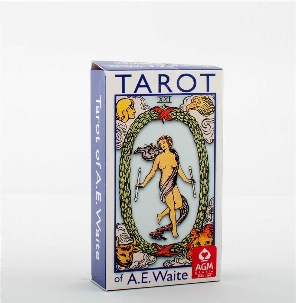 A.E. Waite Tarot Standard Blue Edition - Engelska