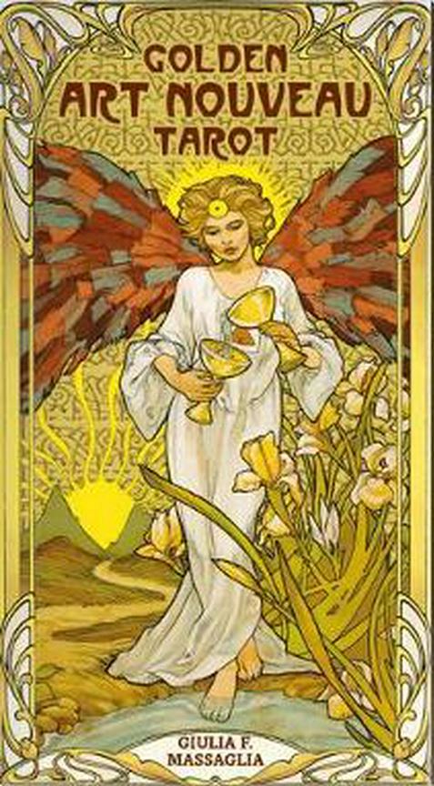 Golden Art Noveau Tarot - Engelska