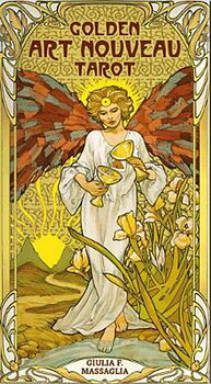 Golden Art Noveau Tarot - Engelska