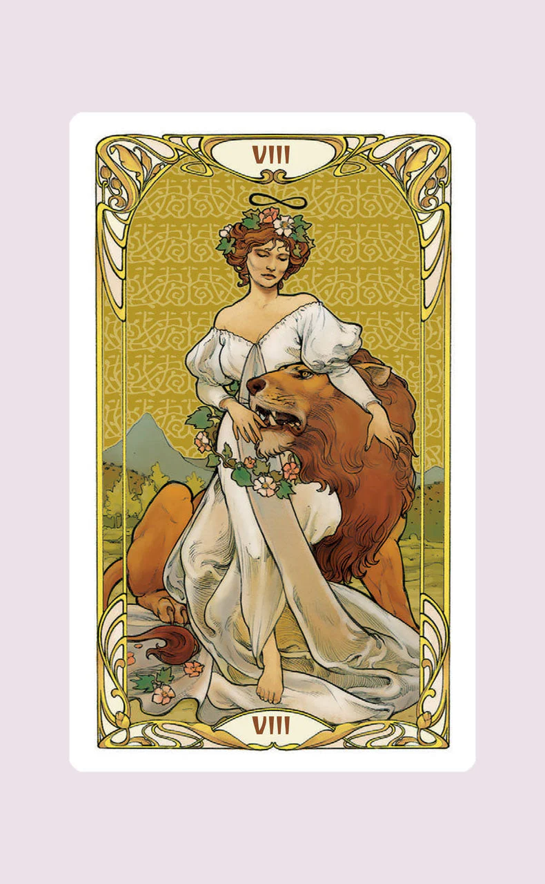 Golden Art Noveau Tarot - Engelska - 2