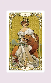 Golden Art Noveau Tarot - Engelska