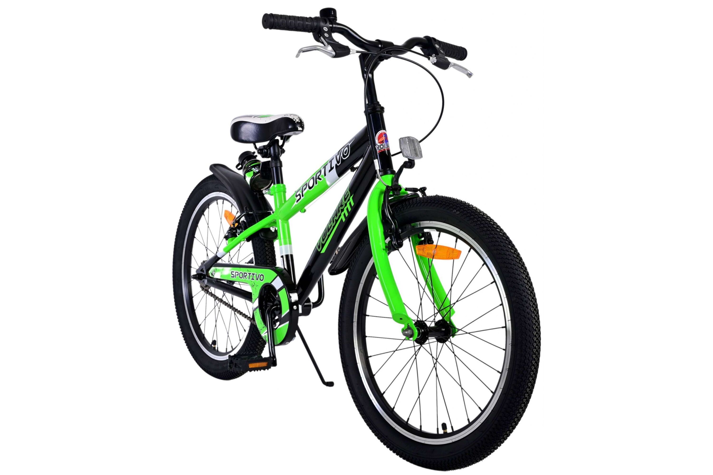 Barncykel Volare Sportivo 20 tum – Grön för barn 6–8 år - 2