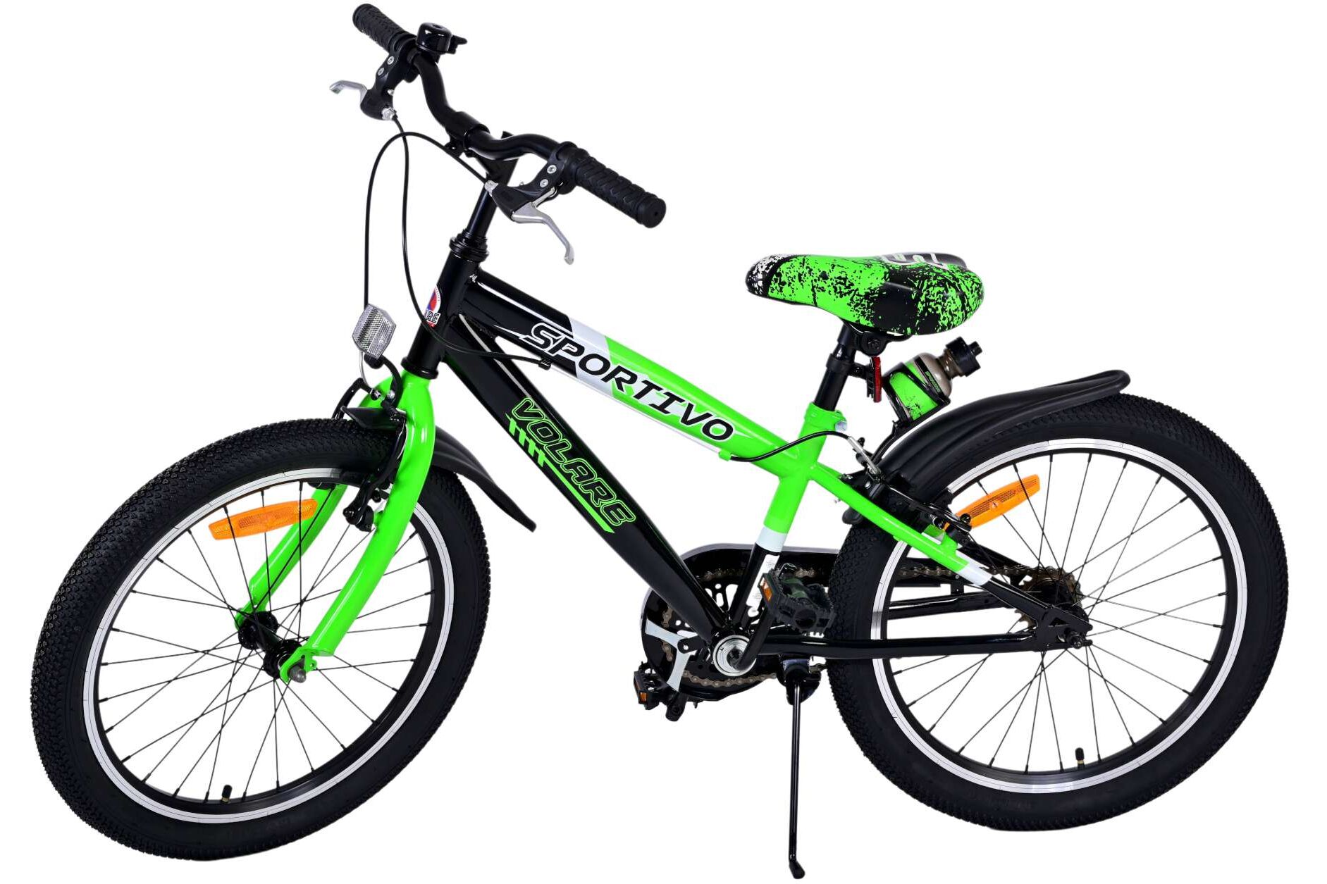Barncykel Volare Sportivo 20 tum – Grön för barn 6–8 år - 5