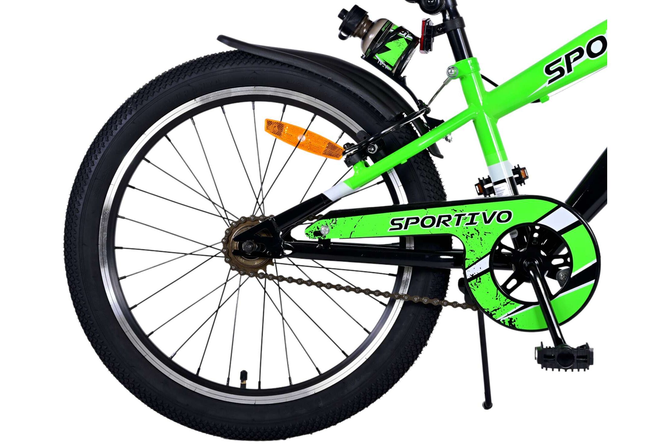 Barncykel Volare Sportivo 20 tum – Grön för barn 6–8 år - 6