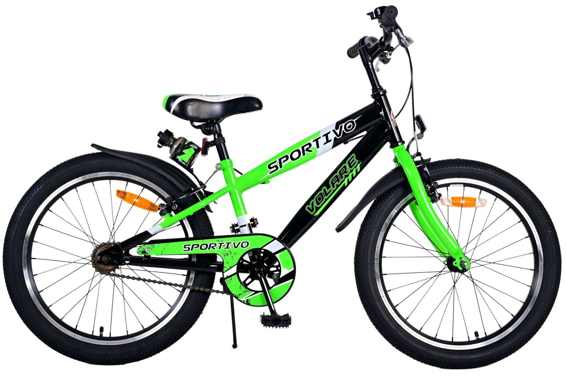 Barncykel Volare Sportivo 20 tum – Grön för barn 6–8 år - 9
