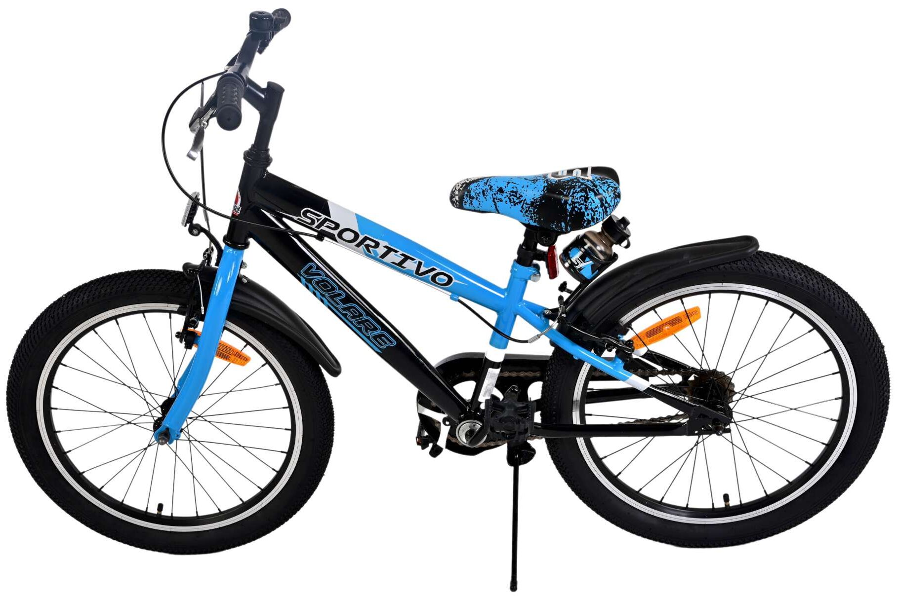 Barncykel Volare Sportivo 20 tum – Blå för barn 6–8 år - 4