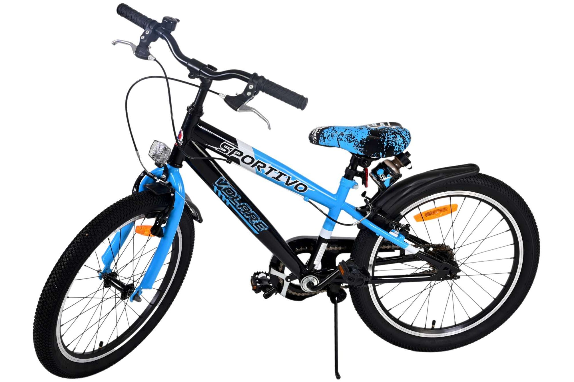 Barncykel Volare Sportivo 20 tum – Blå för barn 6–8 år - 5