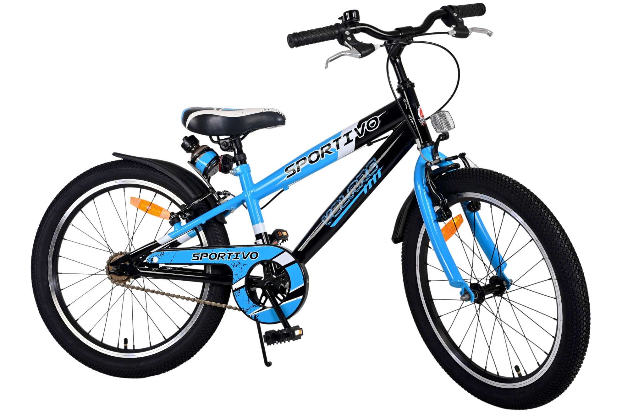 Barncykel Volare Sportivo 20 tum – Blå för barn 6–8 år
