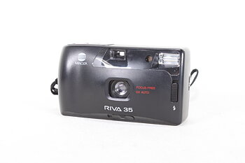 Minolta Riva 35 - Analog kompaktkamera - REPOBJEKT RESERVDELAR 
