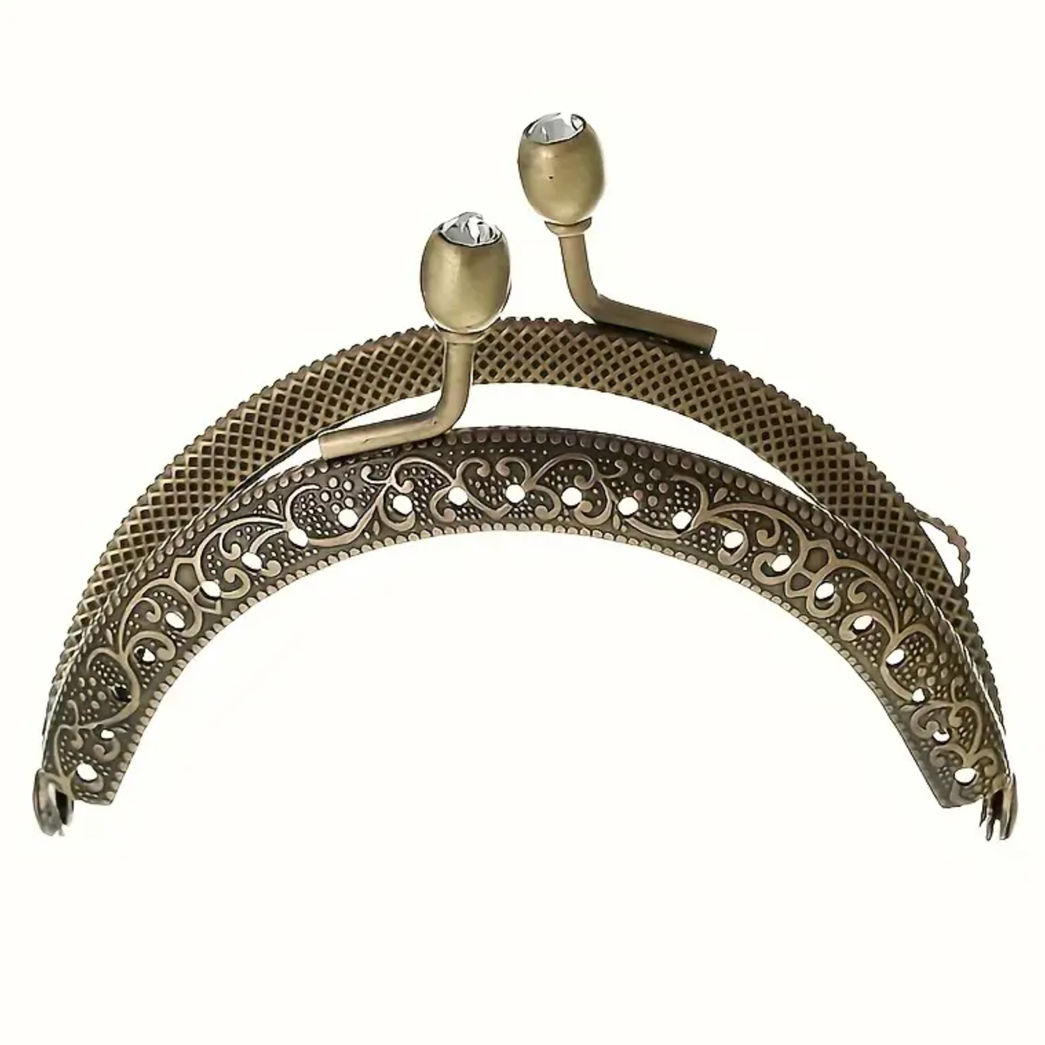 Portmonnäknäppe med strass - 4