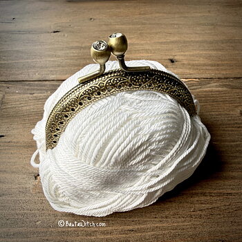 Portmonnäknäppe med strass