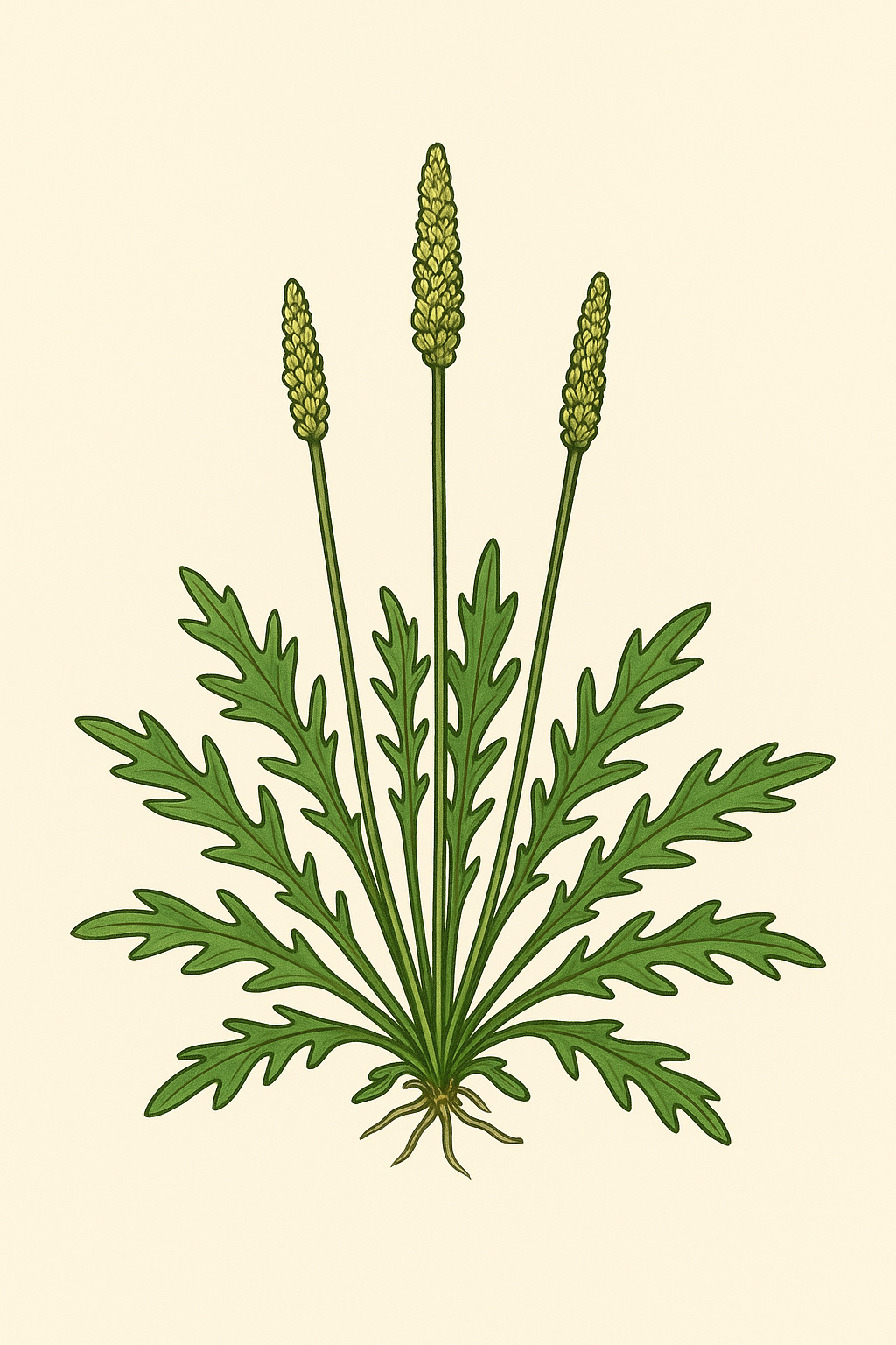 Hjorttunga/Minutina - Buck's-horn plantain