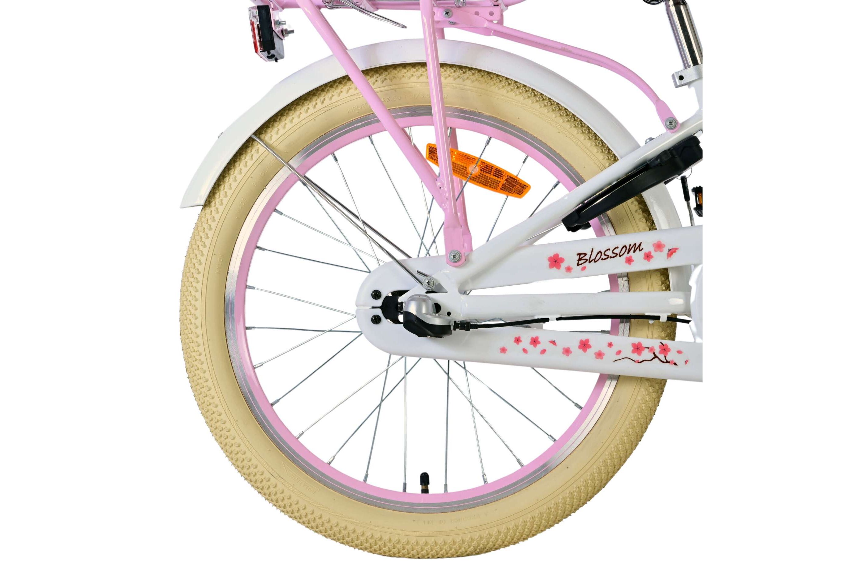 Barncykel Volare Blossom 20 tum – Vit för barn 6–8 år - 7