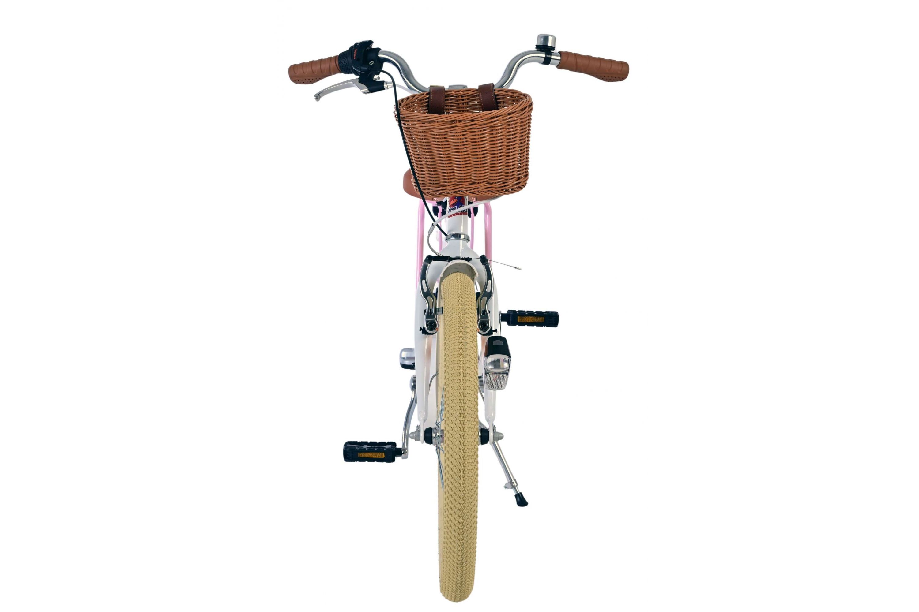 Barncykel Volare Blossom 20 tum – Vit för barn 6–8 år - 2
